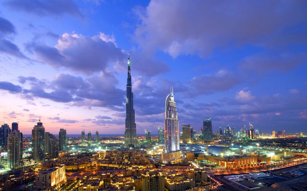 Dubai SkyLine - buildings and sky
